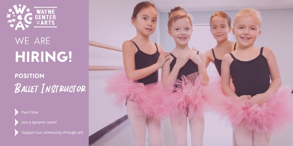 Now Hiring Ballet Instructor